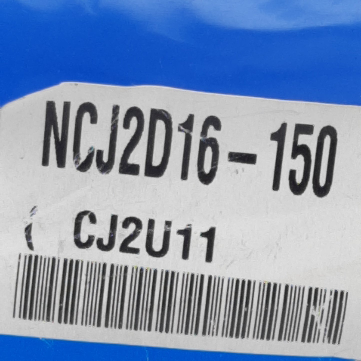 New SMC NCJ2D16-150 Pneumatic Cylinder, ø5/8in Bore, 1-1/2in Stroke, #10-32, 100psi
