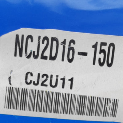 New SMC NCJ2D16-150 Pneumatic Cylinder, ø5/8in Bore, 1-1/2in Stroke, #10-32, 100psi
