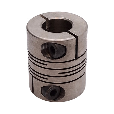 New Lot of 6 Steel Flexible Motor Shaft Coupling, ø12mm & ø5mm Bores, ø25mm x 30mm