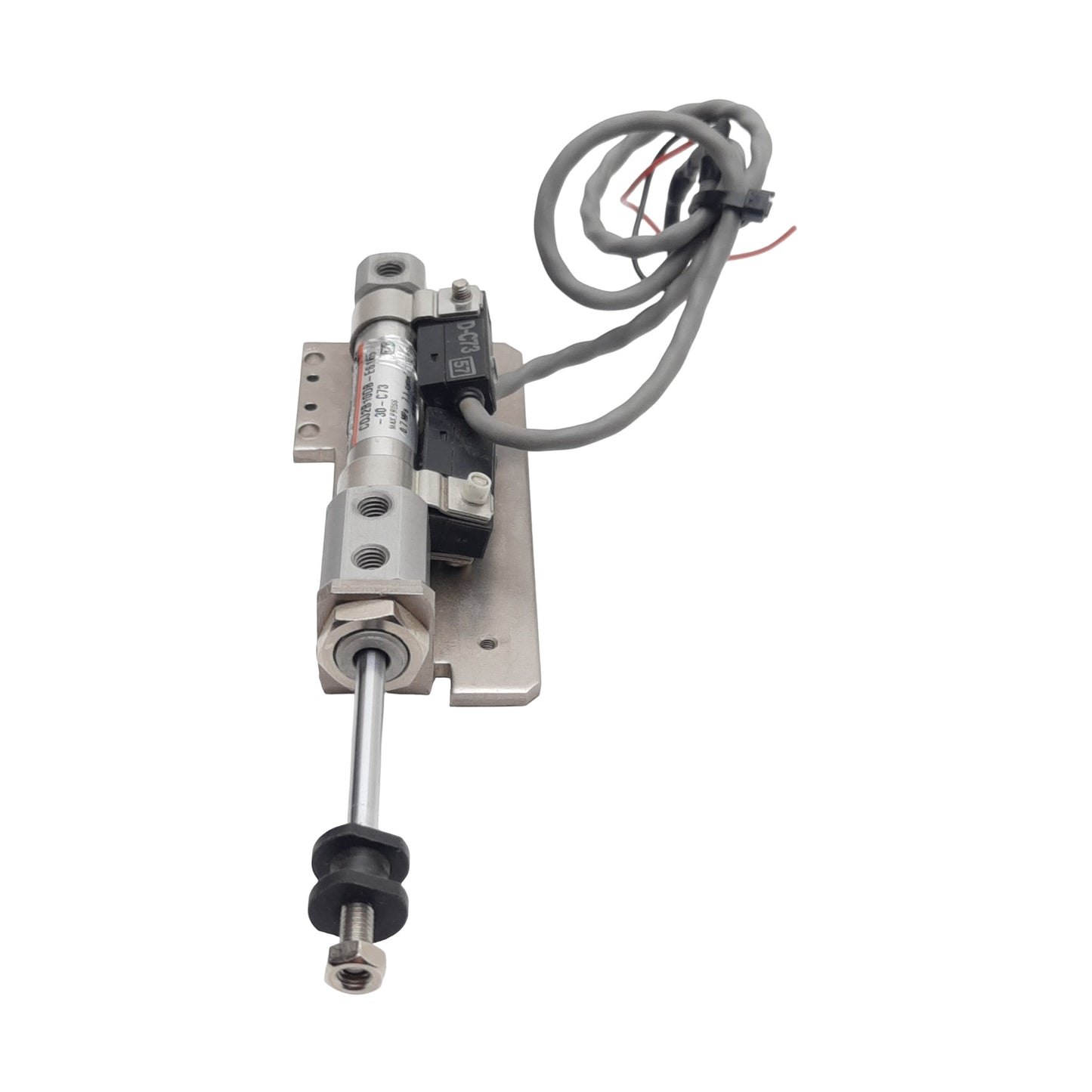 Used SMC CDJ2B10DB-E6165-30-C73 Pneumatic Cylinder ø10mm Bore, 30mm Stroke *w/Switch*