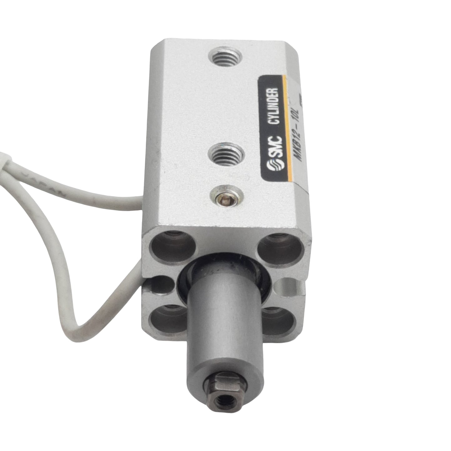 Used SMC MKB12-10L-DF9N Rotary Clamp Cylinder ø12mm Bore, 10mm Stroke, *w/AutoSwitch*