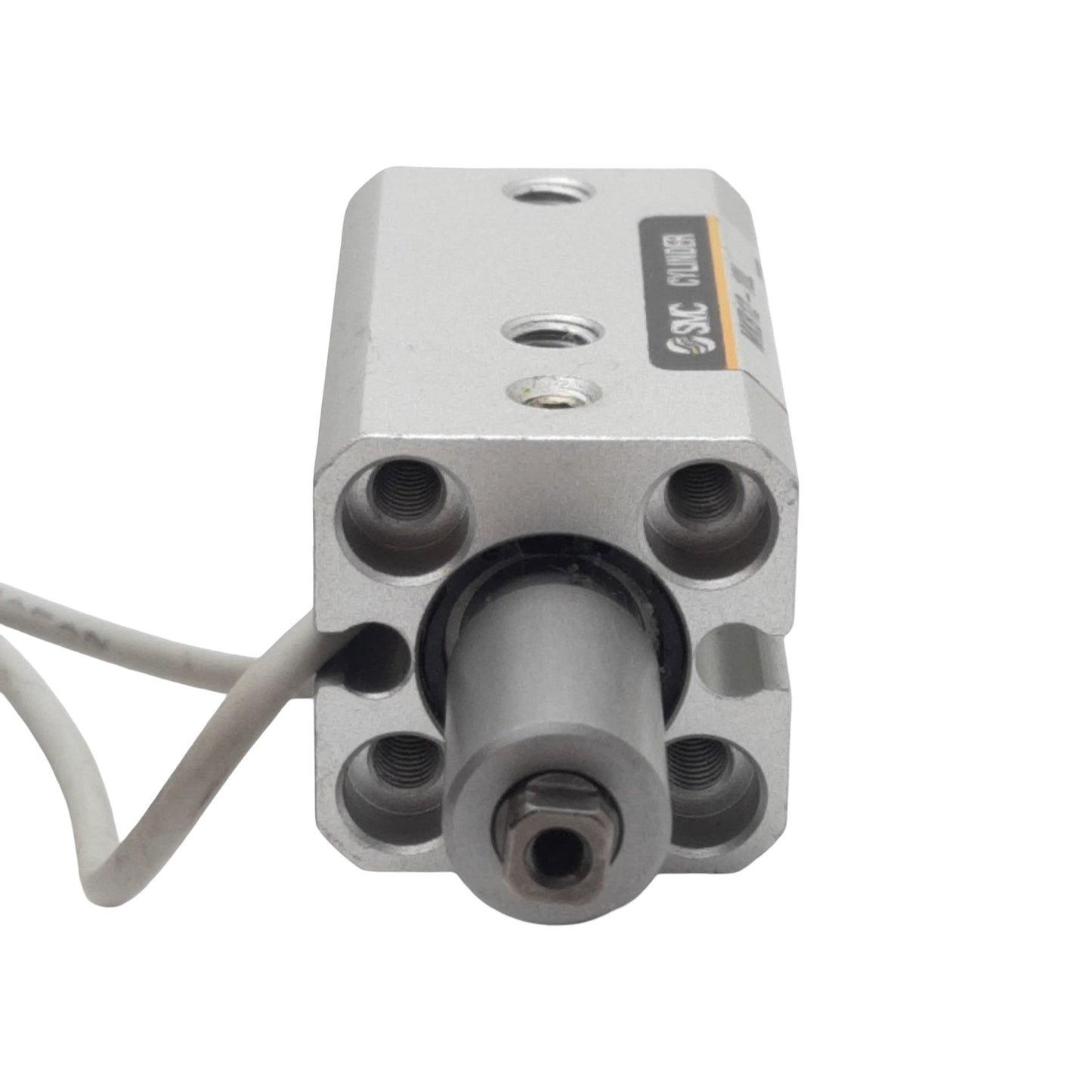 Used SMC MKB12-10L-DF9N Rotary Clamp Cylinder ø12mm Bore, 10mm Stroke, *w/AutoSwitch*