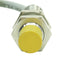Used Turck NI5-G12-AN6X Inductive Sensor 10-30VDC, 200mA, M12x1 Thread, 9ft Cable