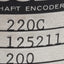 Used Accu-Coder 220C Rotary Encoder 5VDC Input, 200 Pulses Per Rev, ø9.45mm ID