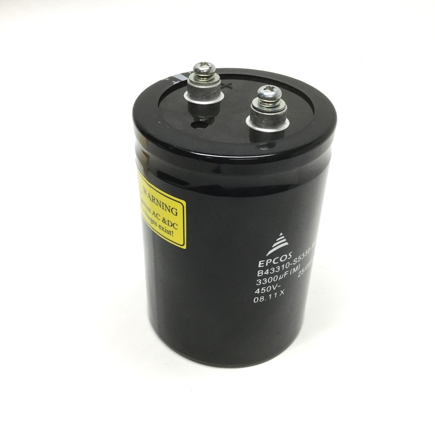Used TDK Epcos B43310-S5338-M4 Electrolytic Capacitor 450VDC 3300µf, Ø77mm x 115mm