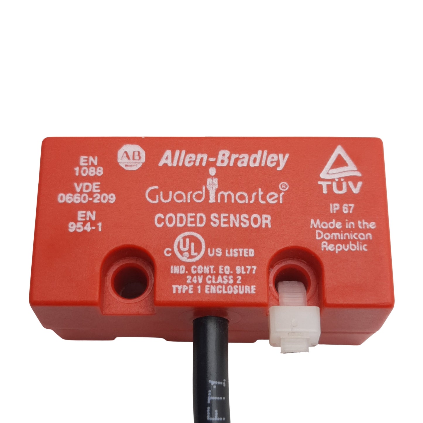 Used Allen Bradley 440N-Z2NRS1C Guardmaster Coded Sensor, 2N.C, 8mm, 24VDC, 4-Pin M12