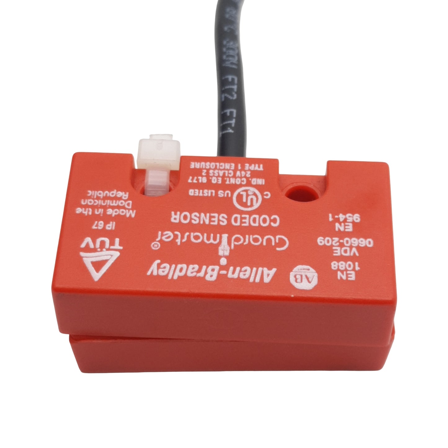 Used Allen Bradley 440N-Z2NRS1C Guardmaster Coded Sensor, 2N.C, 8mm, 24VDC, 4-Pin M12