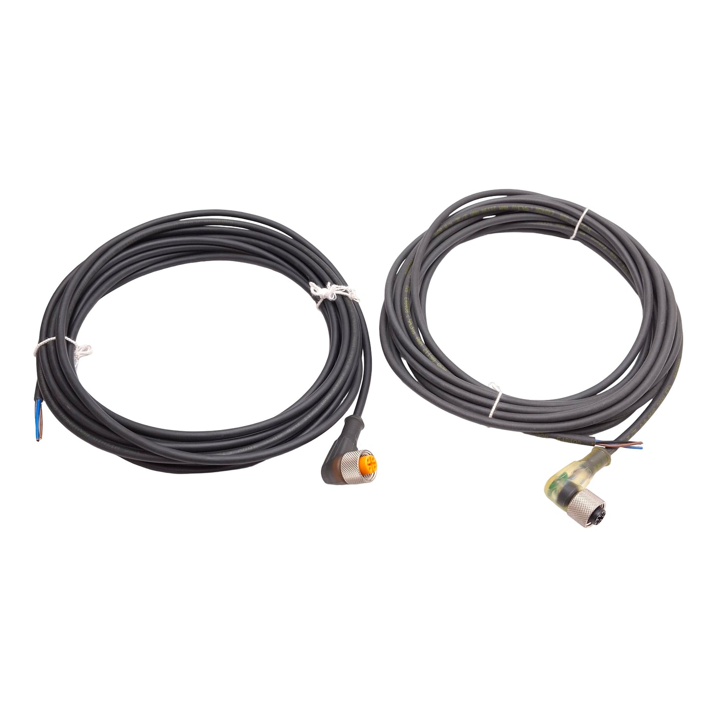 New – Open box Lot of 2 Lumberg RKWT/LED A 4-3-224/5M Cordset, M12 4-Pos Female to 3-Wire, 5m