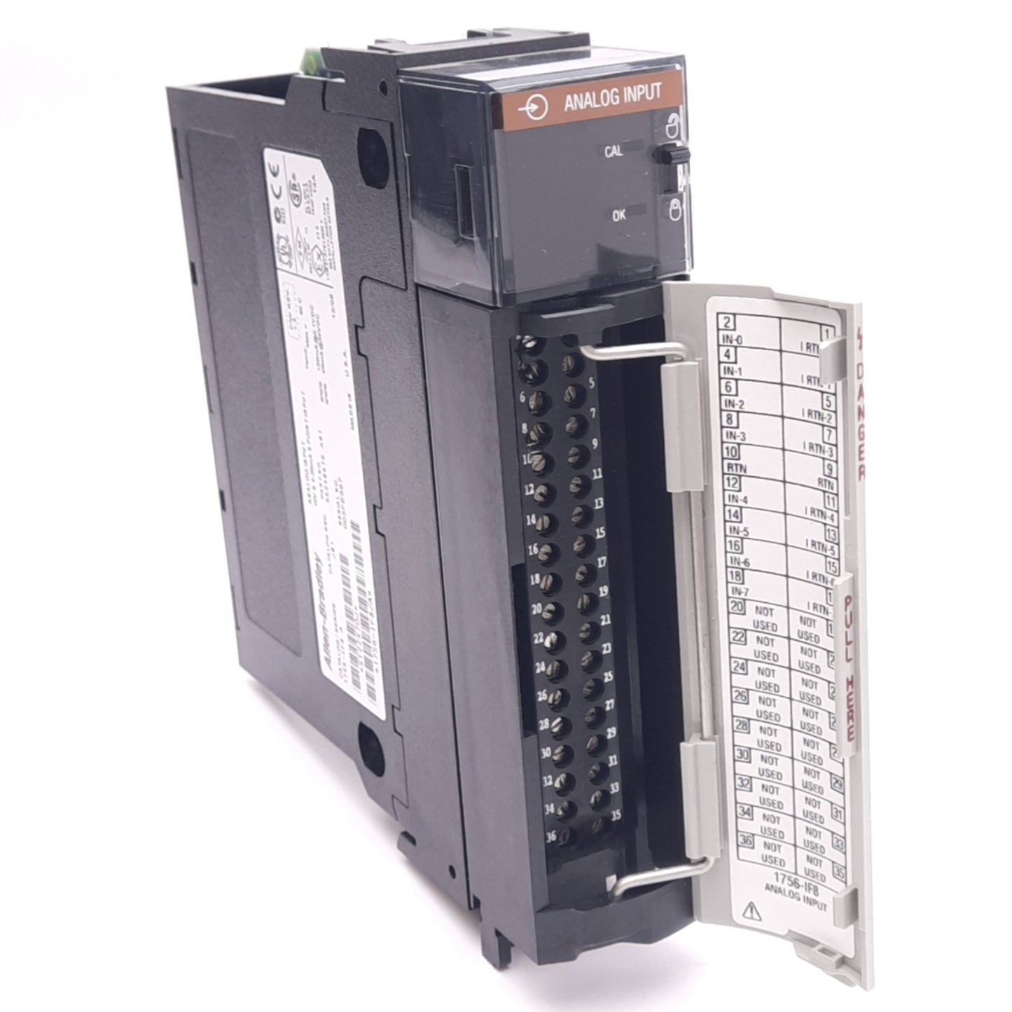 Used Allen Bradley 1756-IF8 ControlLogix Analog Input Module, 8-Point, 5VDC/24VDC