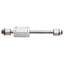 Used SMC NCY2B6H-0200 Rodless Guided Cylinder, ø6mm Bore, 50mm Stroke, #10-32, 100psi