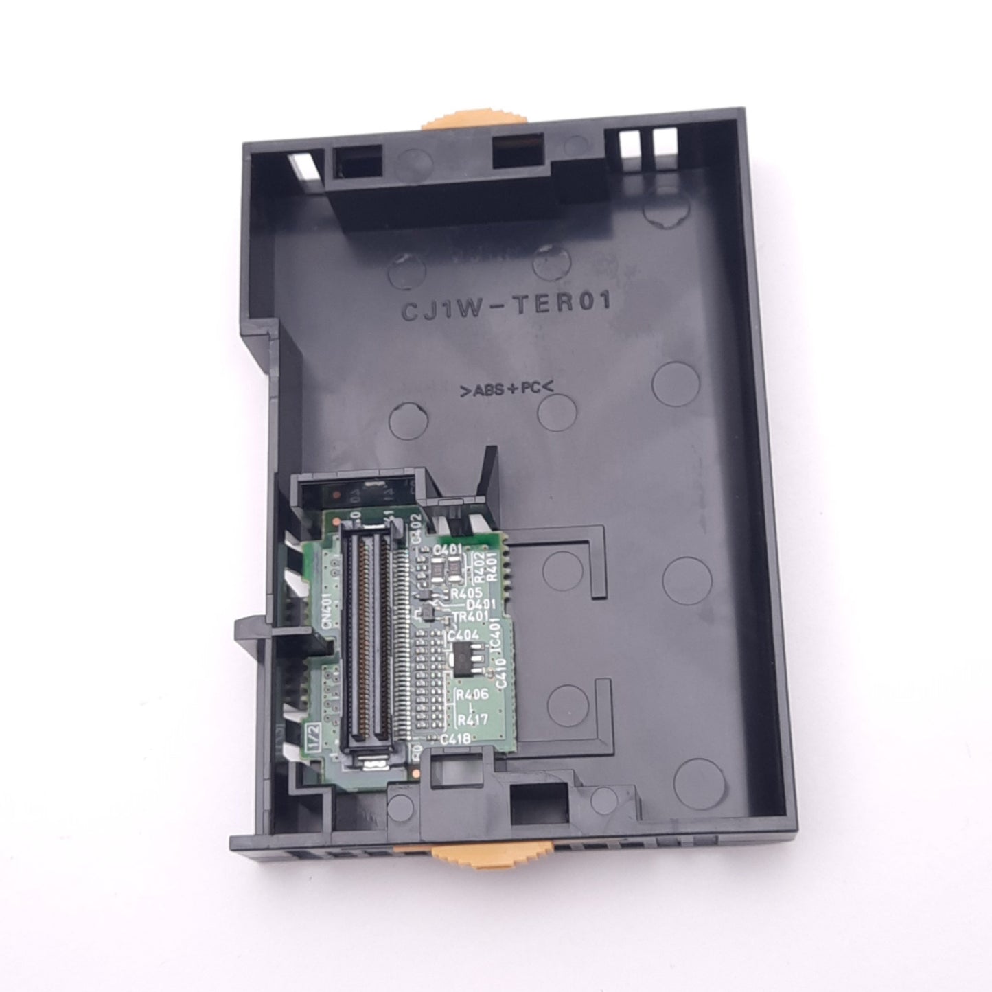 New Omron CJ1W-TER01 End Plate/End Cap for CJ1W Series PLC Rack, DIN Rail
