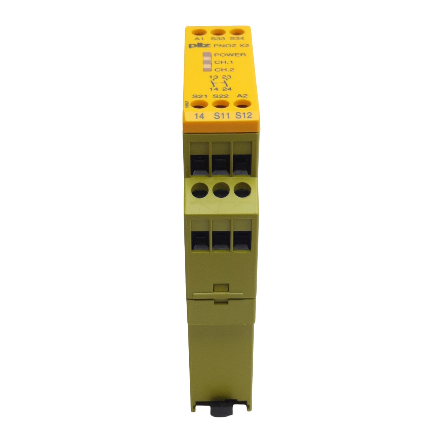 Used Pilz PNOZ X2.1 24VAC/DC 2n/o Safety Relay, 1/2-Channel, 2N.O. Out, 24VAC/VDC