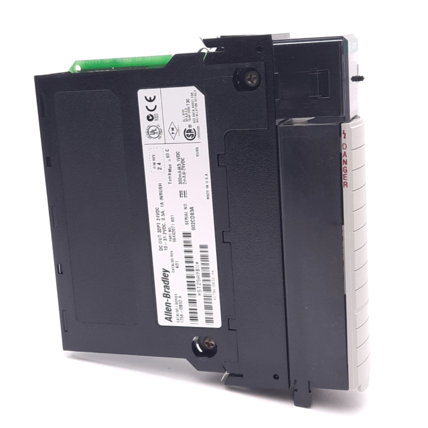 Used Allen Bradley 1756-OB32 A ControlLogix Digital Output Module, 32-Point, 24VDC