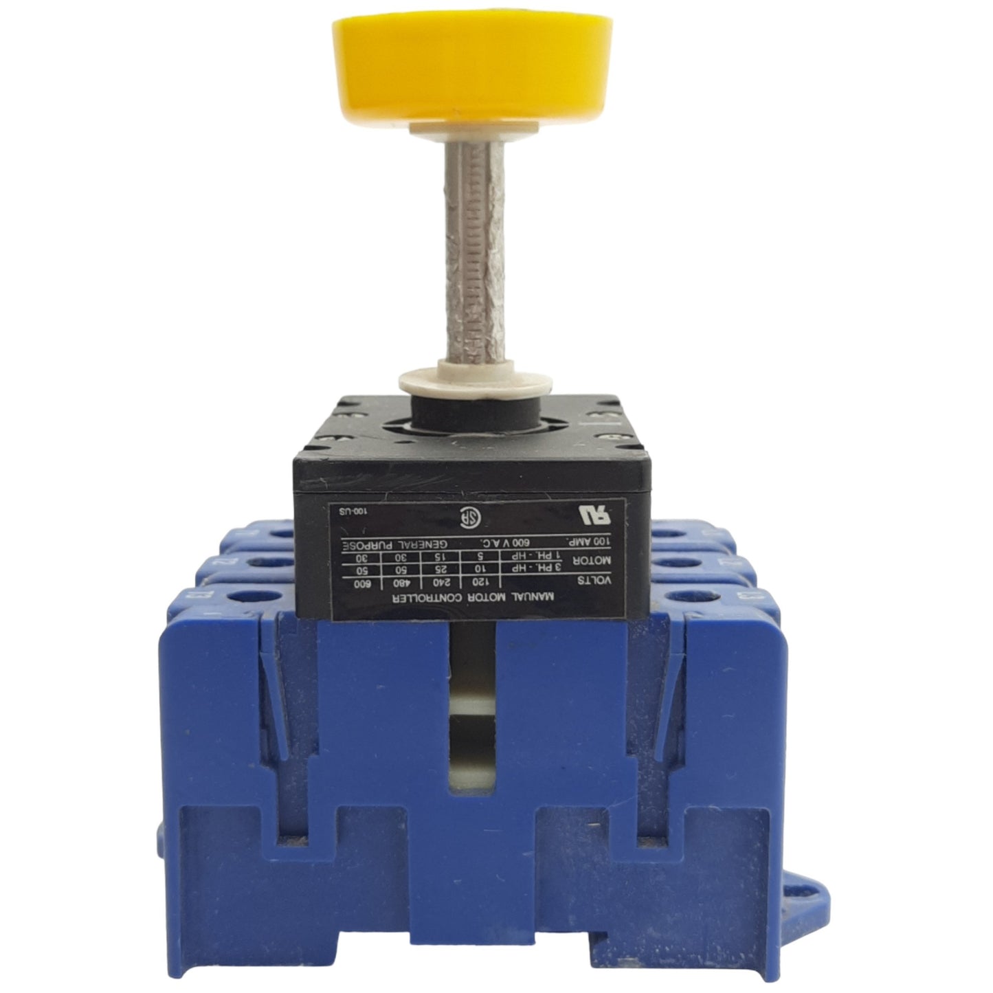 Used Kraus & Naimer KG100 Disconnect Switch 3-Pole, 690V, 100A, DIN Rail Mounting