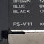 Used Keyence FS-V11 Fiber Optic Sensor Amplifier, NPN, 250µs RT, 12-24VDC 50mA
