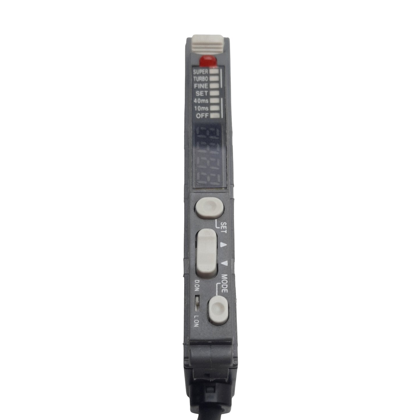 Used Keyence FS-V11 Fiber Optic Sensor Amplifier, NPN, 250µs RT, 12-24VDC 50mA