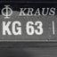 Used Kraus & Naimer KG63 Disconnect Switch 3-Pole, 600VAC, 100A, DIN Rail Mounting