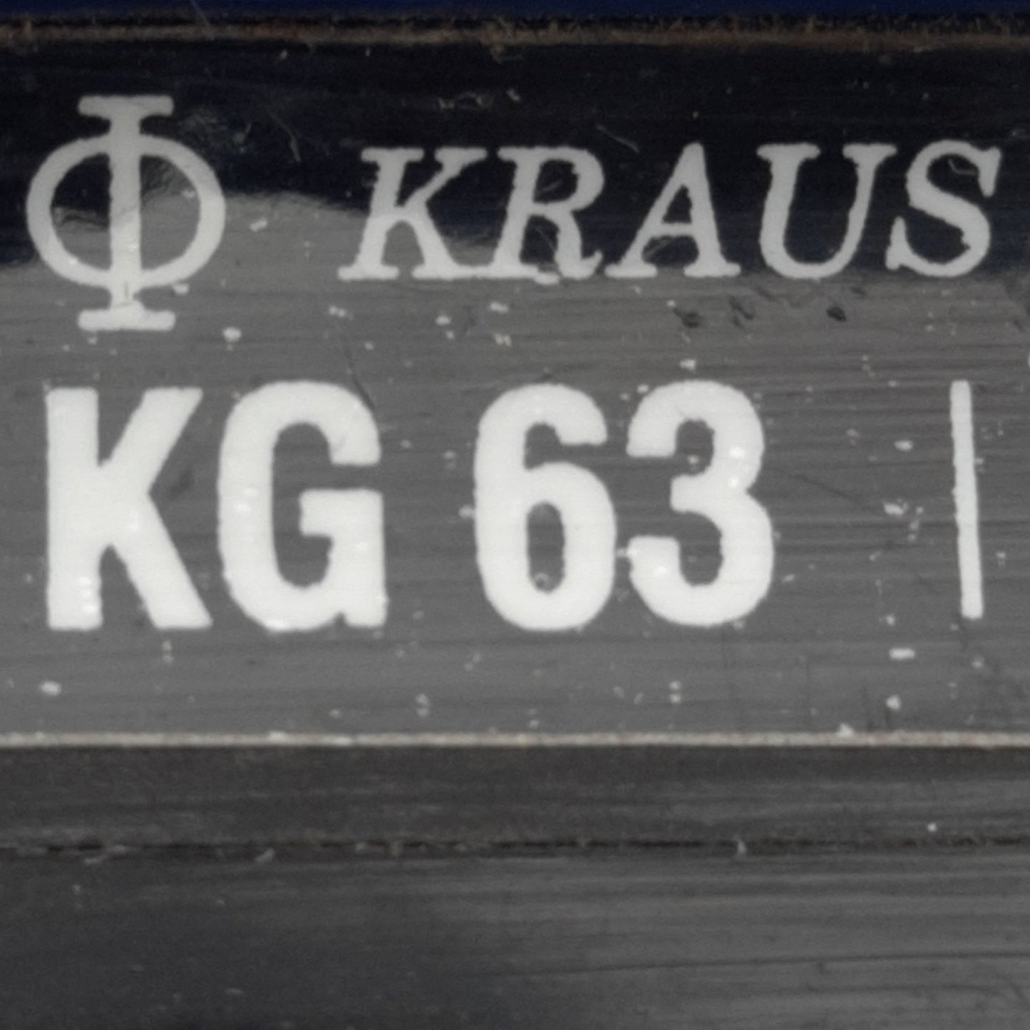 Used Kraus & Naimer KG63 Disconnect Switch 3-Pole, 600VAC, 100A, DIN Rail Mounting