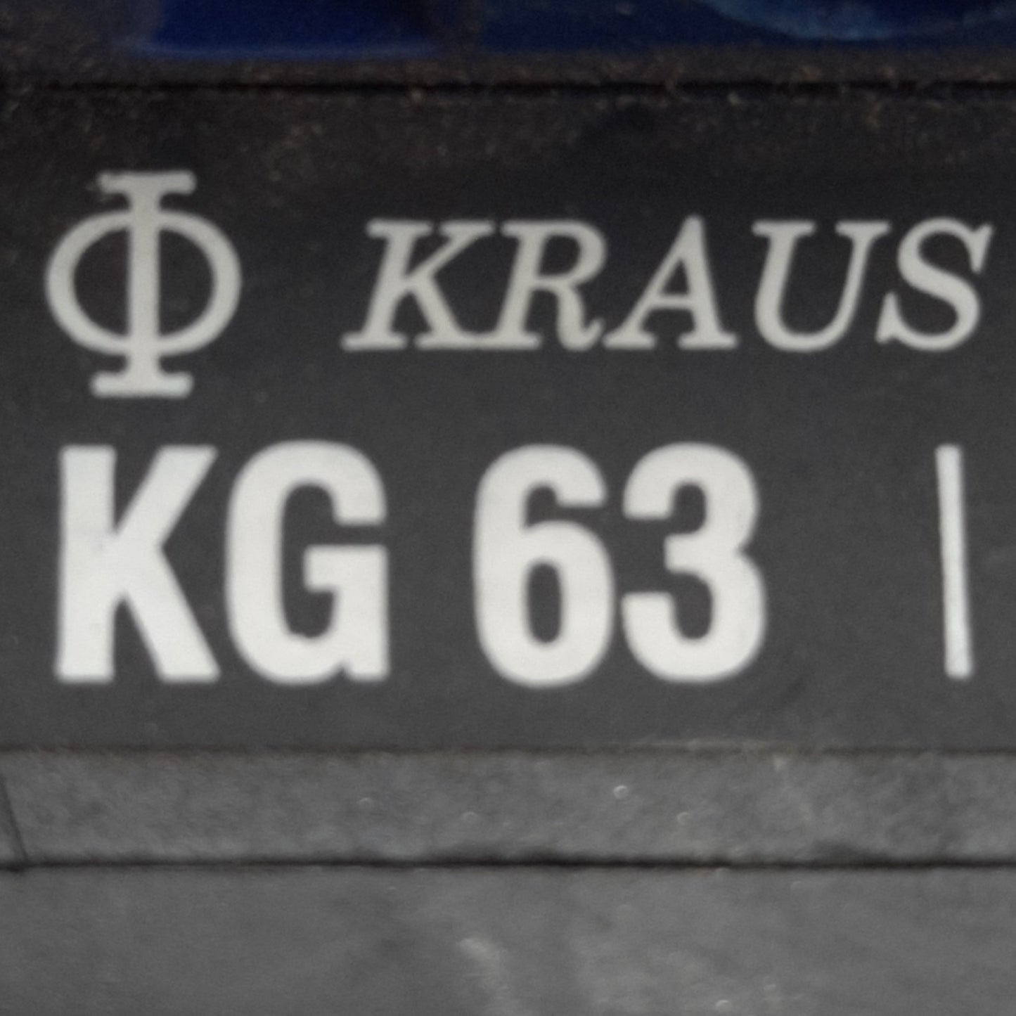 Used Kraus & Naimer KG63 Disconnect Switch 3-Pole, 600VAC, 100A, *Bent Shaft*