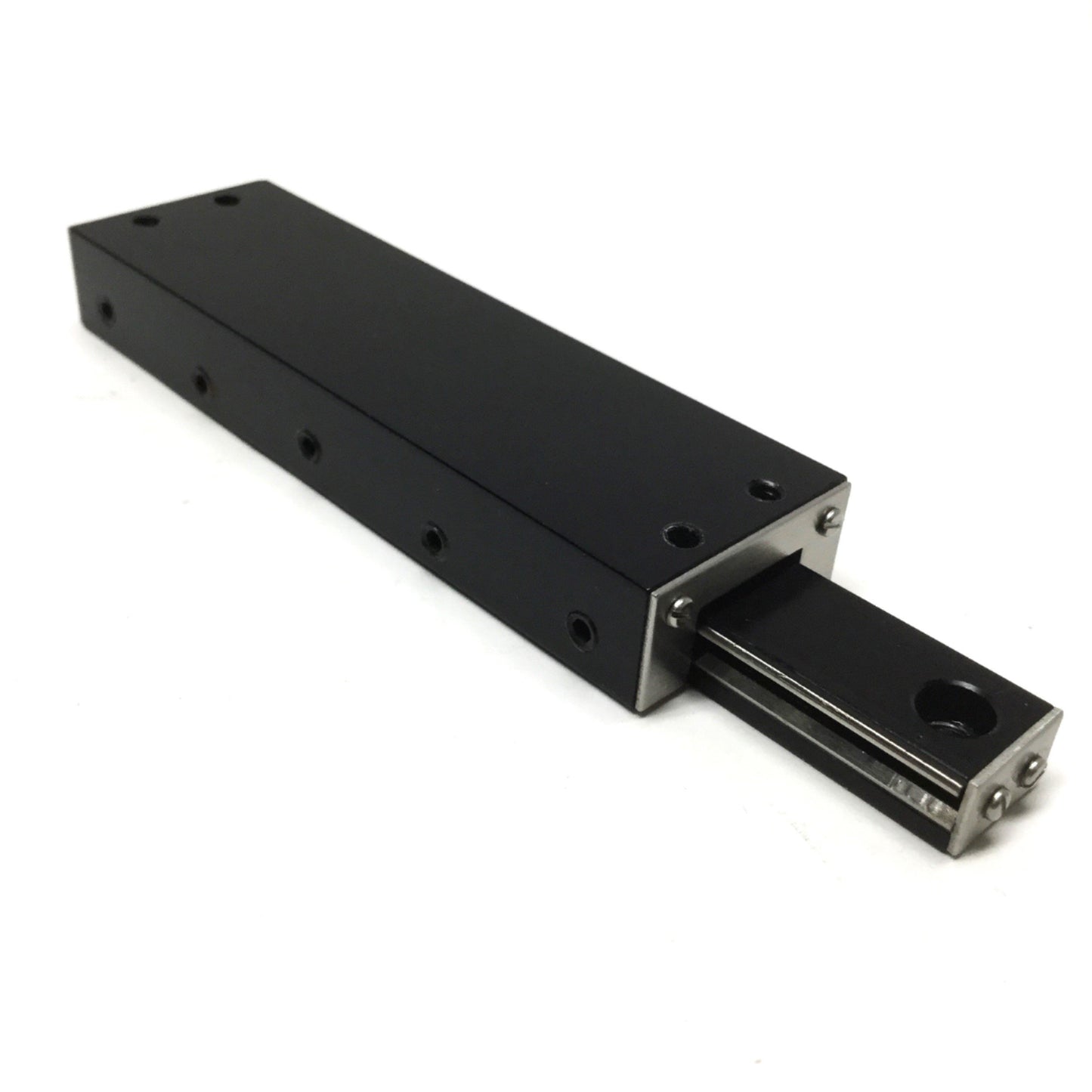 Used Del-Tron RN-3 Crossed Roller Linear Slide, 2" Travel Stroke, 220lb Rating