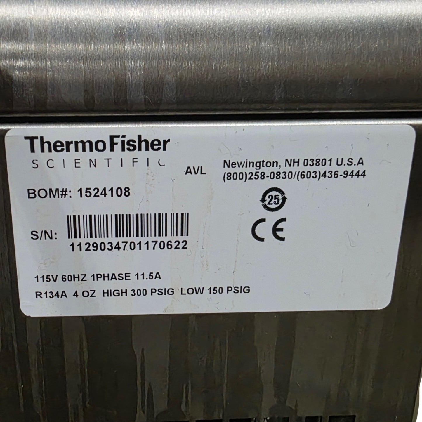 Used Thermo Fisher 1524108 Arctic A10B Refrigerated Bath Circulator 7.9Gal, 115VAC