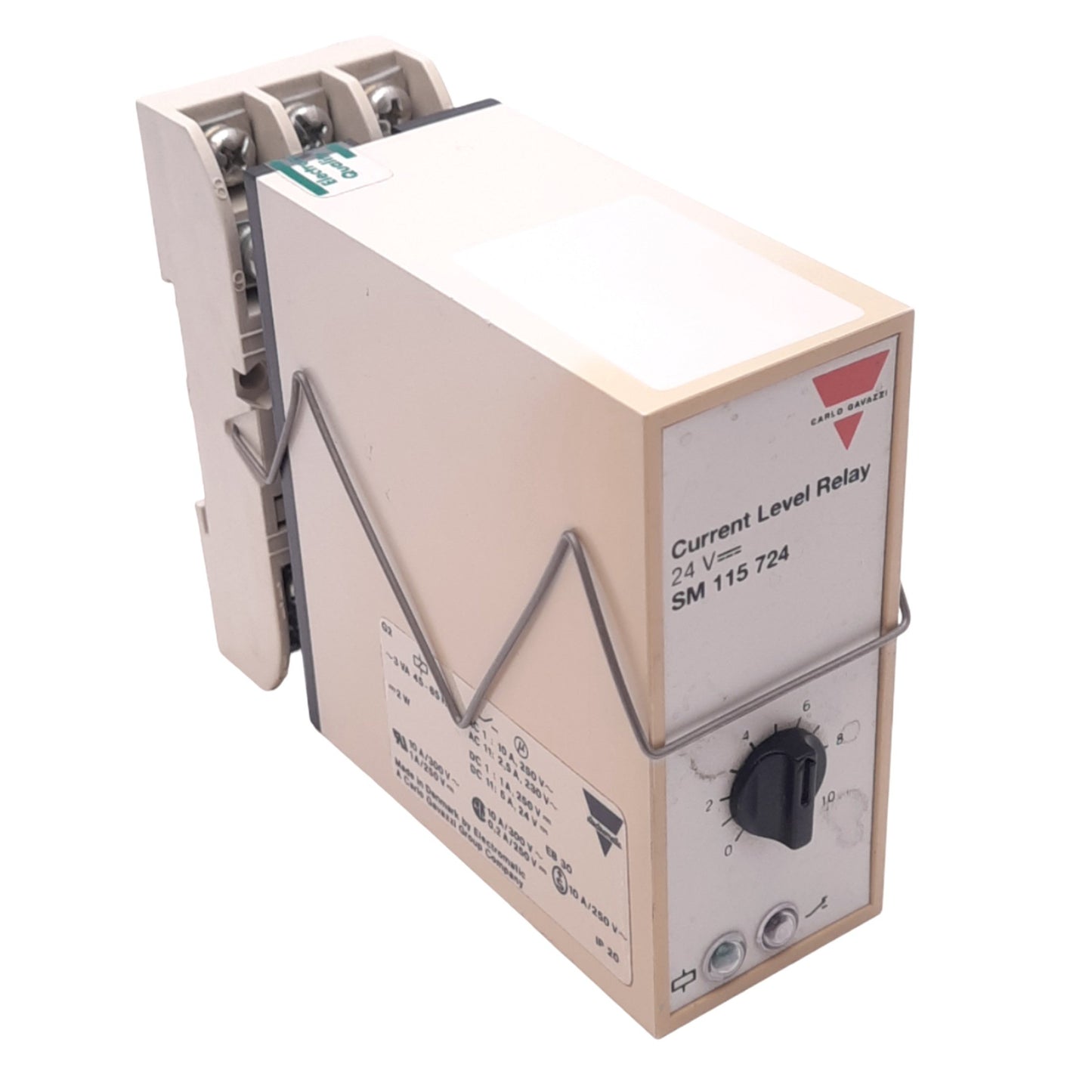 Used Carlo Gavazzi SM 115 724 Current Level Relay, SPDT Out, 11-Pin Octal, 24VDC