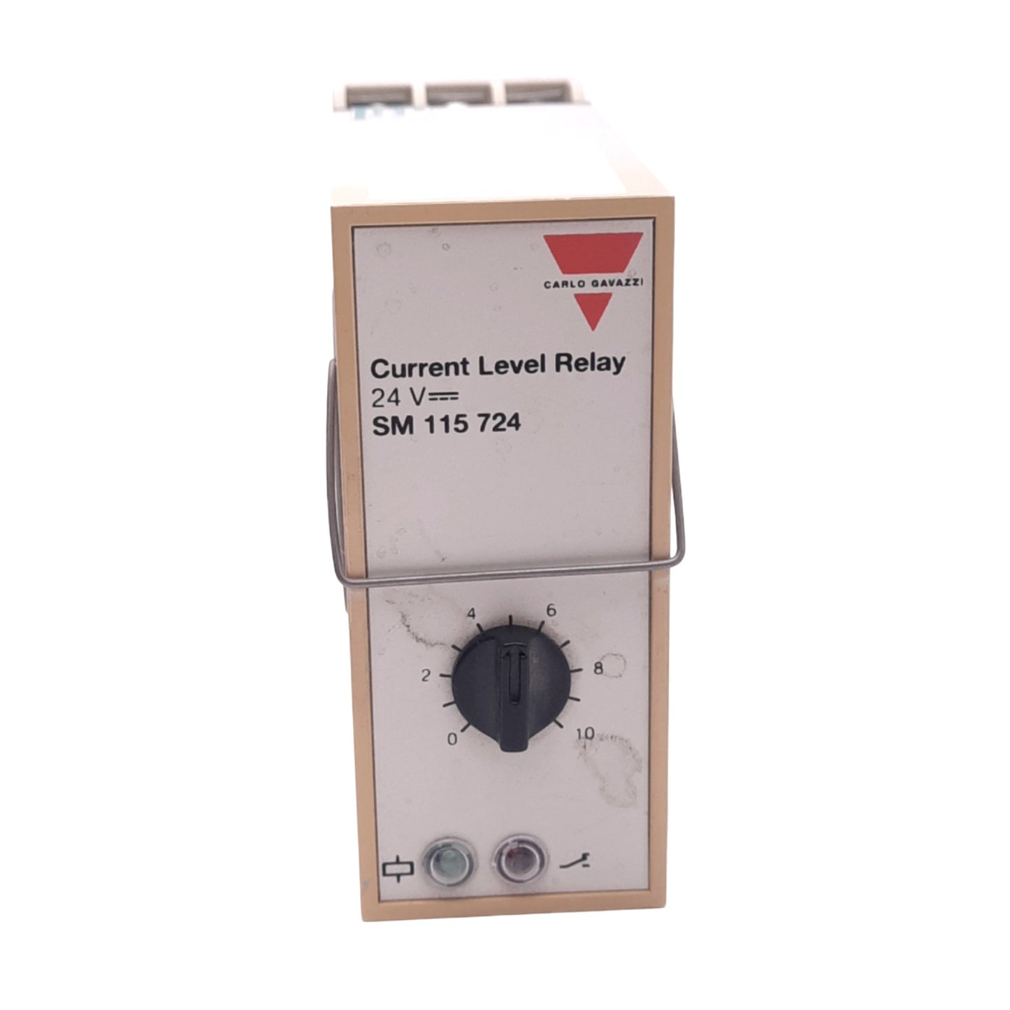 Used Carlo Gavazzi SM 115 724 Current Level Relay, SPDT Out, 11-Pin Octal, 24VDC