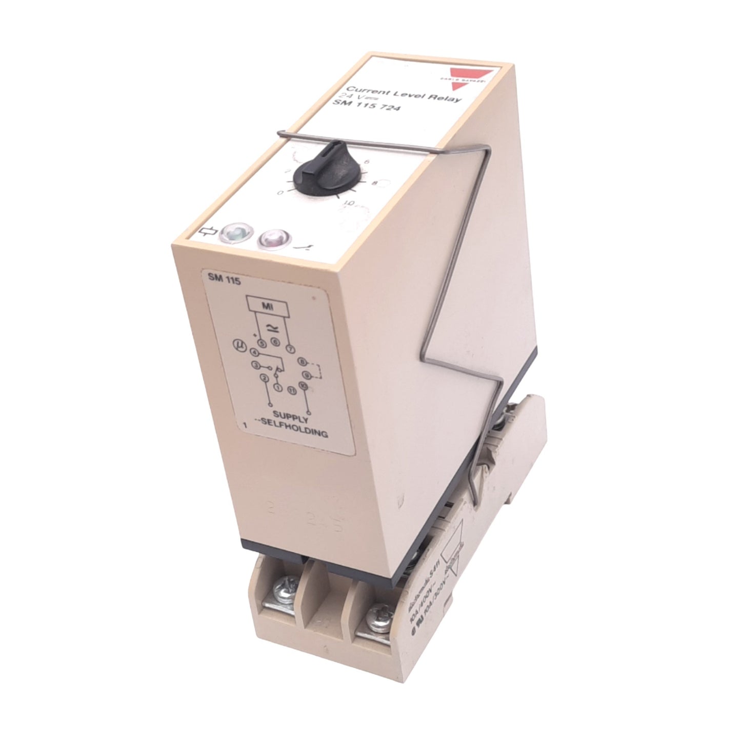 Used Carlo Gavazzi SM 115 724 Current Level Relay, SPDT Out, 11-Pin Octal, 24VDC