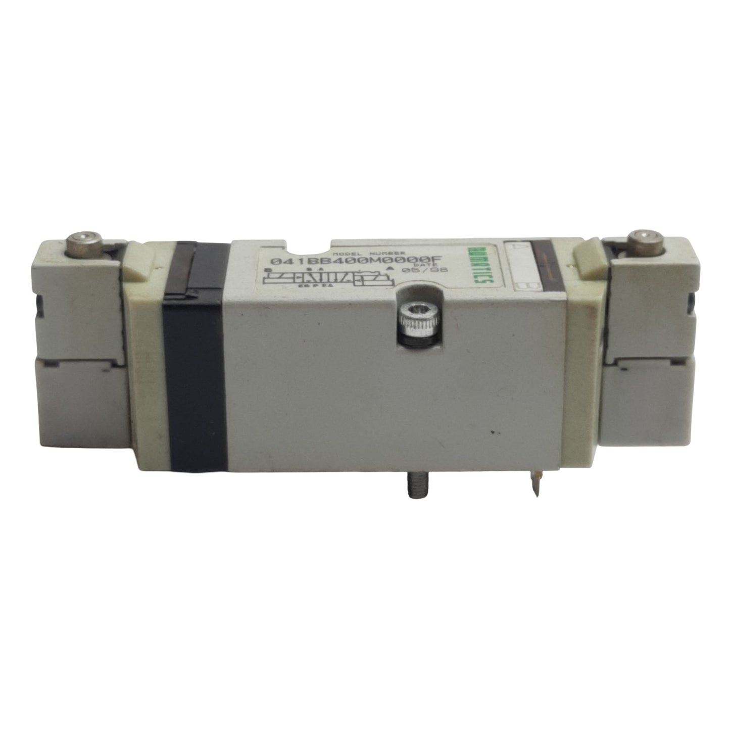 Used Numatics 041BB400M0000F Solenoid Valve 2/4-Way, 1/8in Valve, 150psig, 24VDC Coil