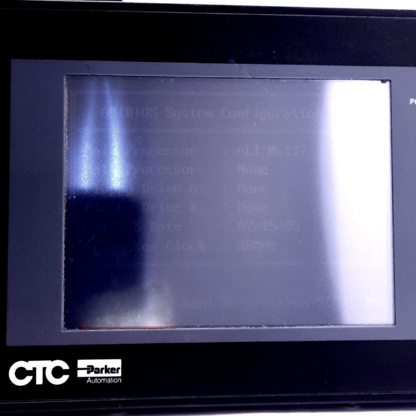 Used Parker P11-314DR PowerStations Operator Interface Panel, 5.7" 320x240, 24VDC