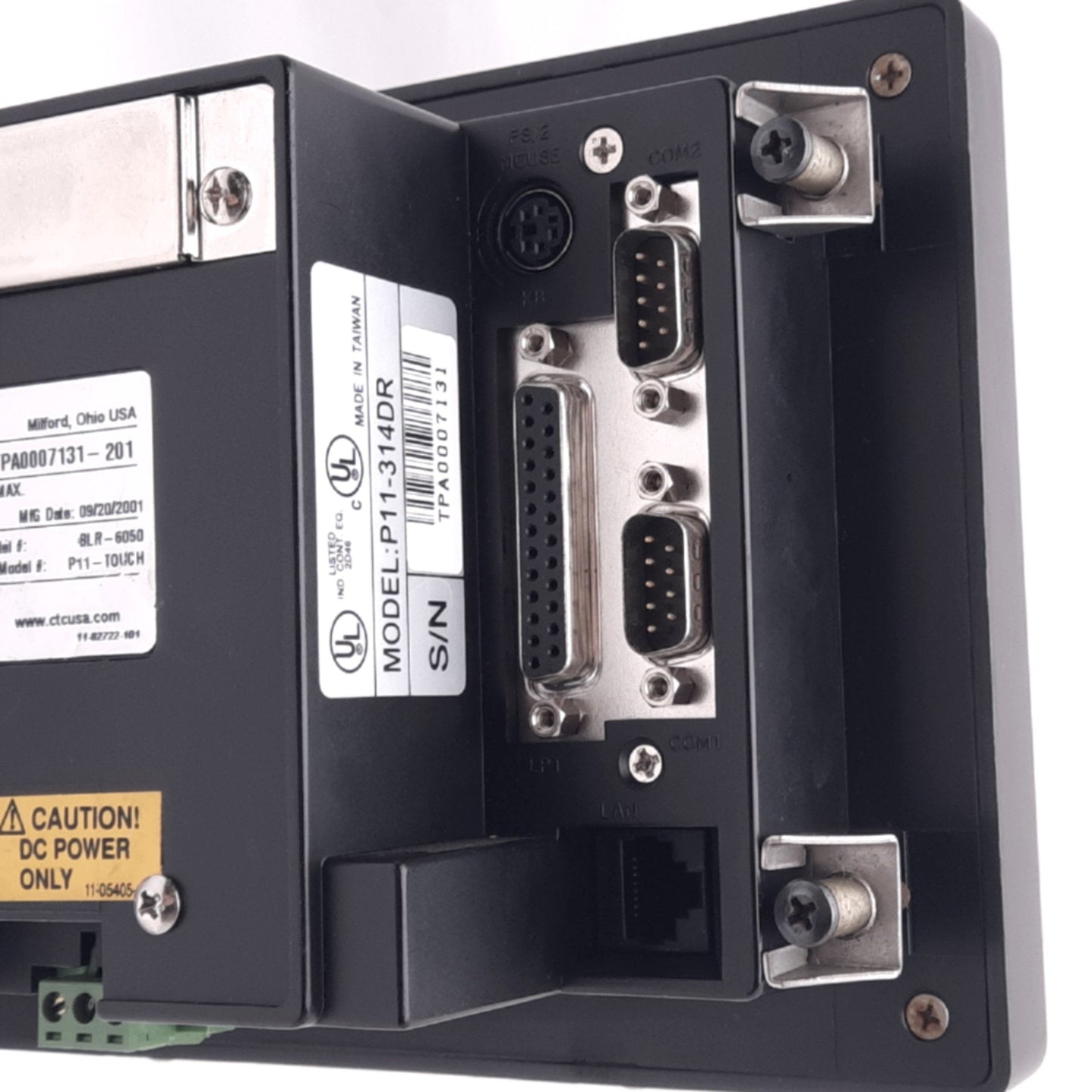 Used Parker P11-314DR PowerStations Operator Interface Panel, 5.7" 320x240, 24VDC