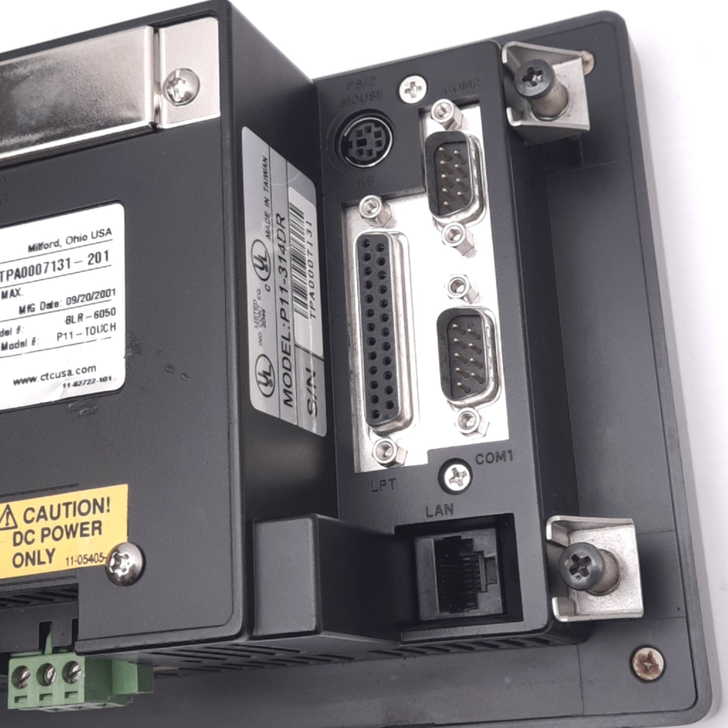 Used Parker P11-314DR PowerStations Operator Interface Panel, 5.7" 320x240, 24VDC