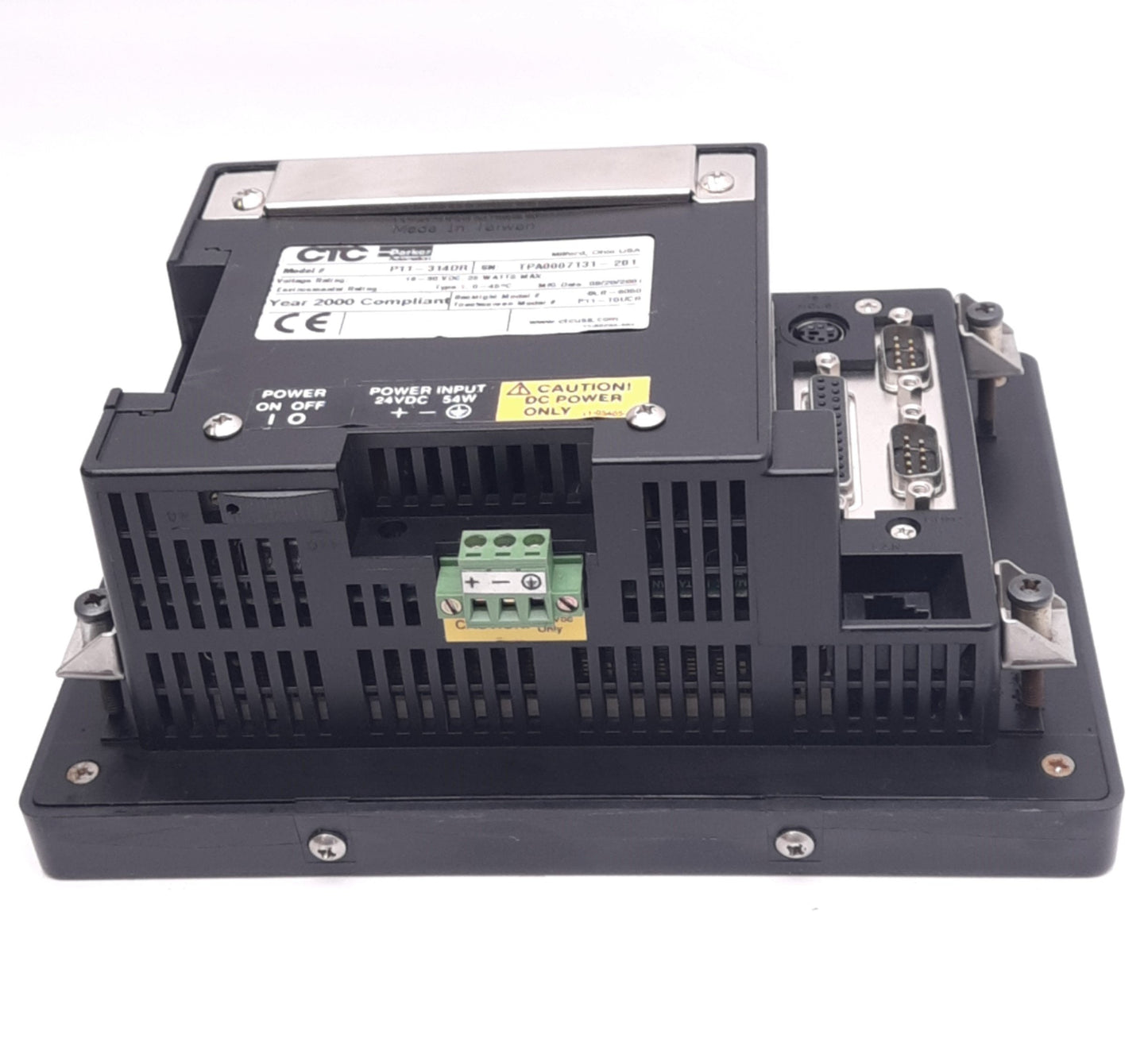 Used Parker P11-314DR PowerStations Operator Interface Panel, 5.7" 320x240, 24VDC