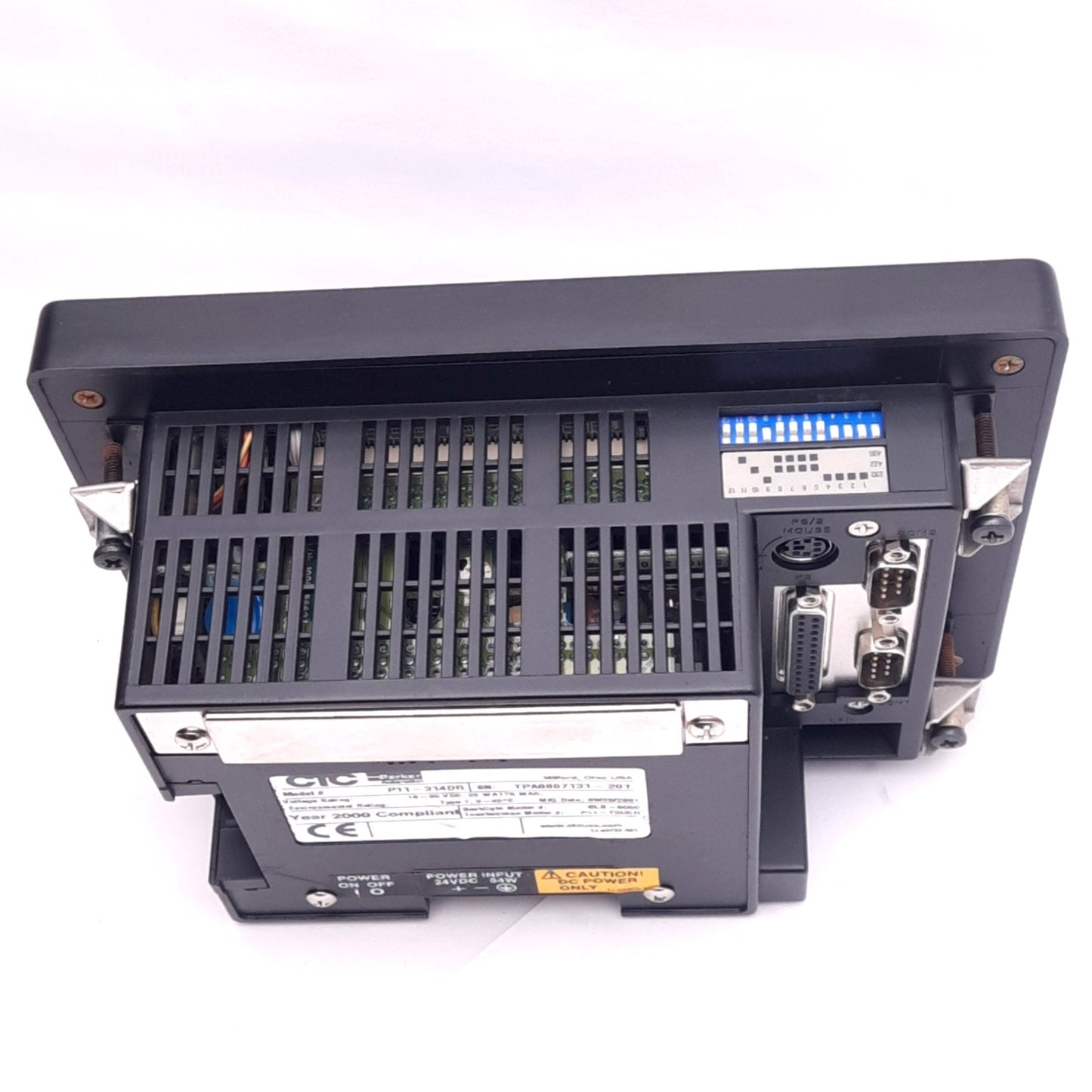 Used Parker P11-314DR PowerStations Operator Interface Panel, 5.7" 320x240, 24VDC