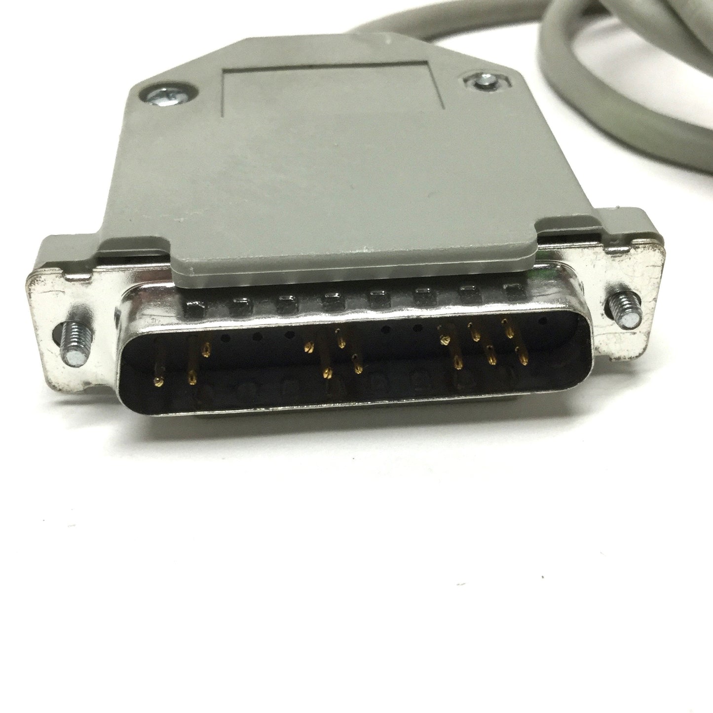 Used Mitsubishi FX-20P-CAB Peripheral Connection Cable DB25 to 8-Pin Mini-DIN, 1.5m