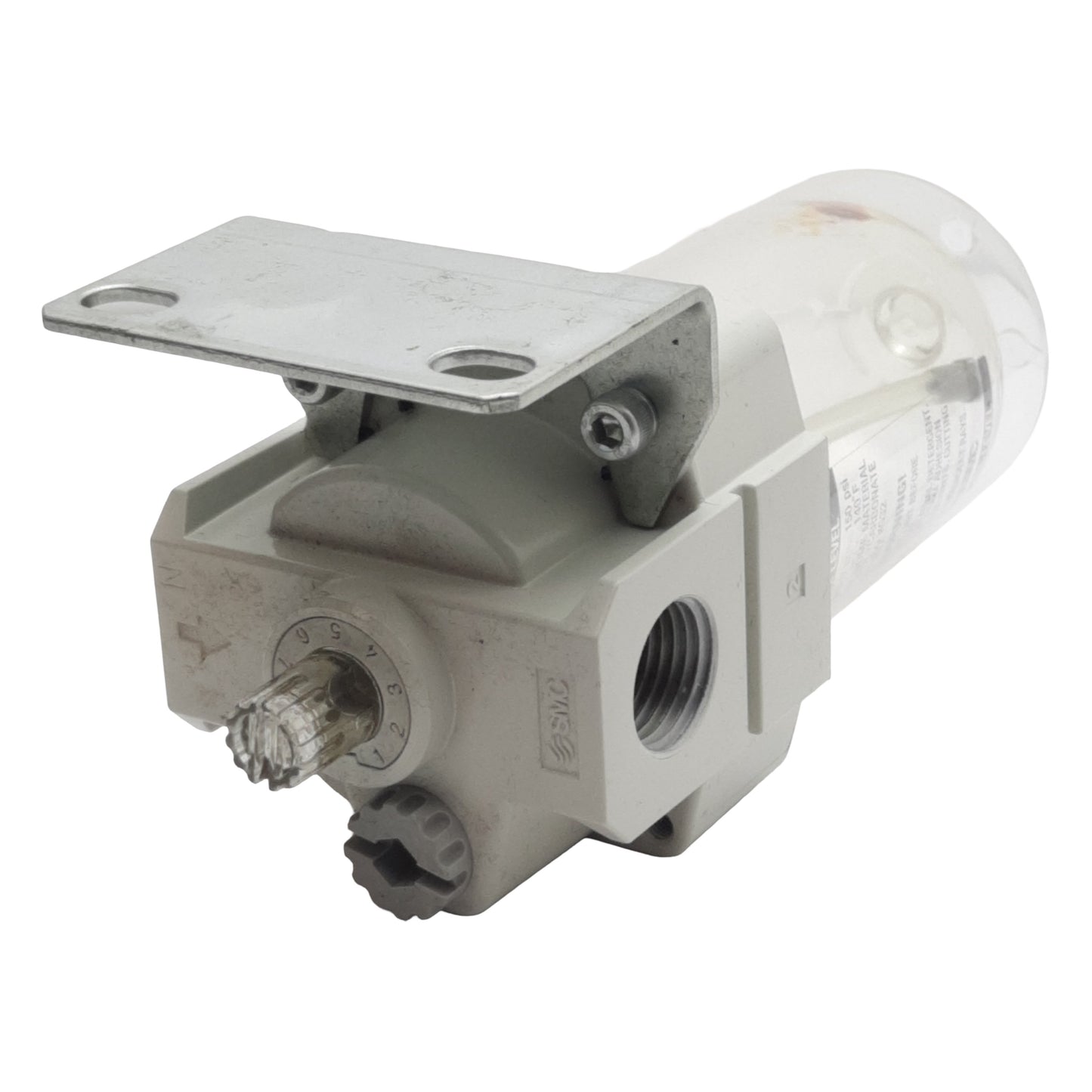 Used SMC AL40-N04B-Z-A Lubricator, 1/2in NPT, 50L/min, 135cm³ Capacity, 150psi Max