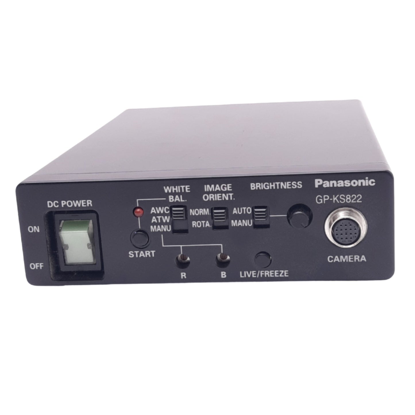 Used Panasonic GP-KS822CUE CCD Camera Control Unit, PAL 752x582, 480-Line, 12VDC