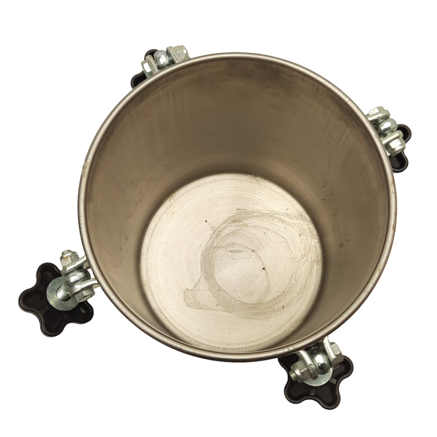 Used Speedaire 6Z899 Stainless Steel Paint Tank, 2.5gal/1 Gal Can, 50psi Max Pressure