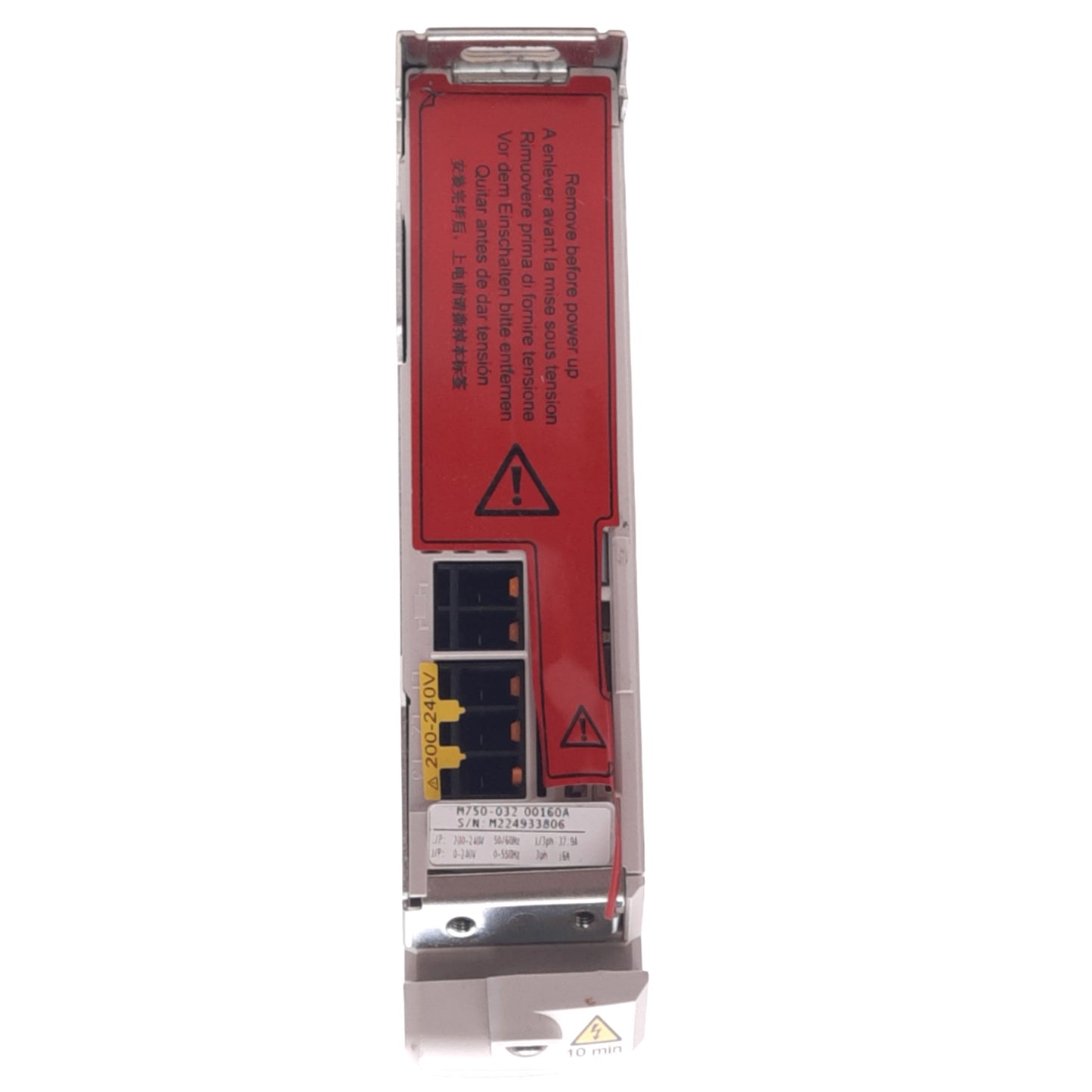 Used Nidec M750-032 00160A Digitax HD Network Servo Drive, Ethernet, RJ45, 4kW Max