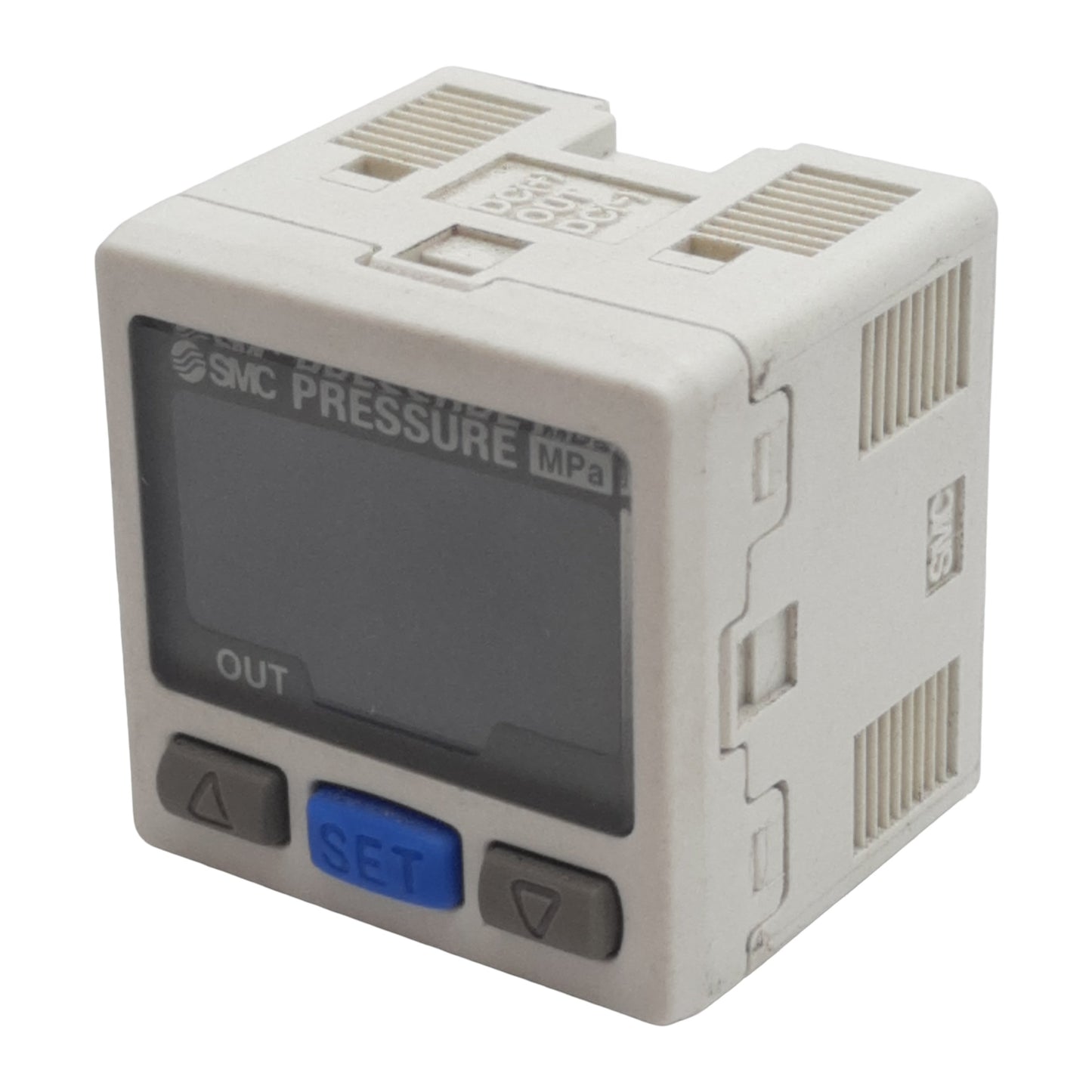 Used SMC ISE30-01-65 Digital Pressure Switch, -0.1~1.0MPa, 12-24VDC 125mA, R 1/8in