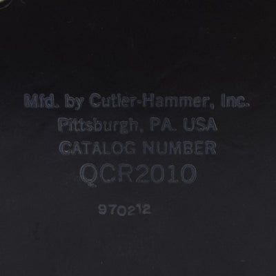 Used Cutler-Hammer QCR2010 Circuit Breaker, 2-Pole, 10A 120/240VAC, DIN Rail
