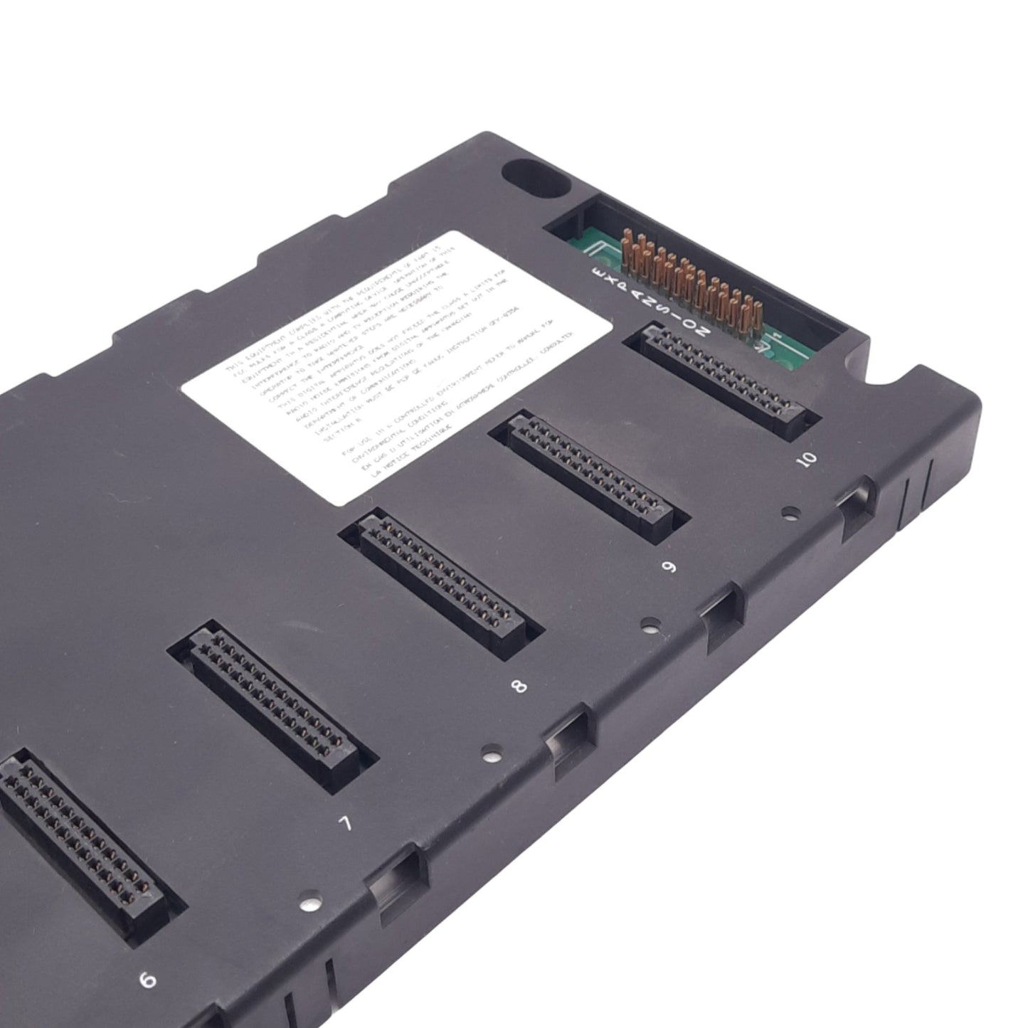 Used GE Fanuc IC693CHS391C Base I/O Rack for 90-30 Series PLC, 10-Slot, 5VDC, DB25F