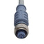 Used Turck RSC RKC 572-2M Cordset, 5-Pin M12 Male to 5-Pin M12 Female, 4A 250VAC, 2m