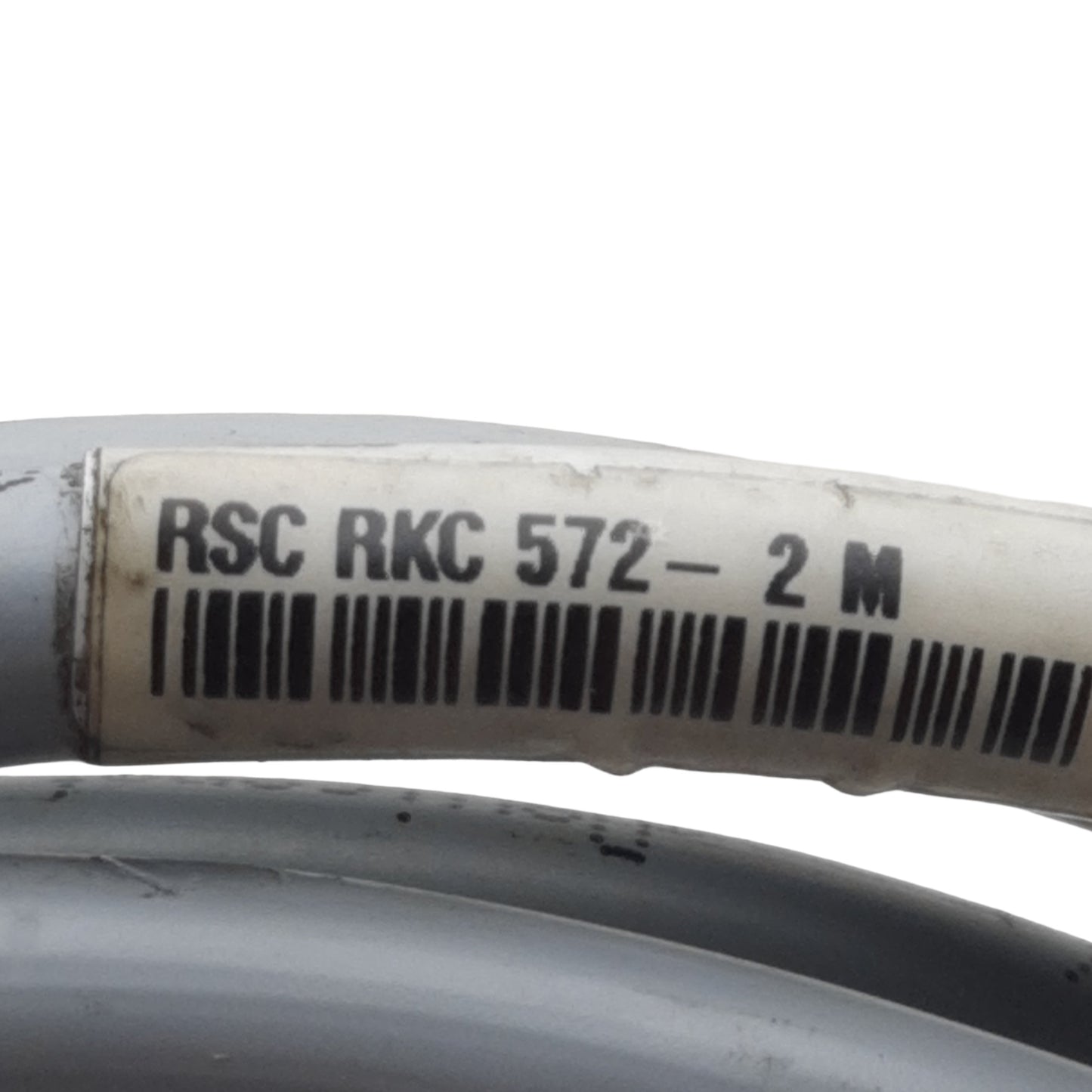 Used Turck RSC RKC 572-2M Cordset, 5-Pin M12 Male to 5-Pin M12 Female, 4A 250VAC, 2m