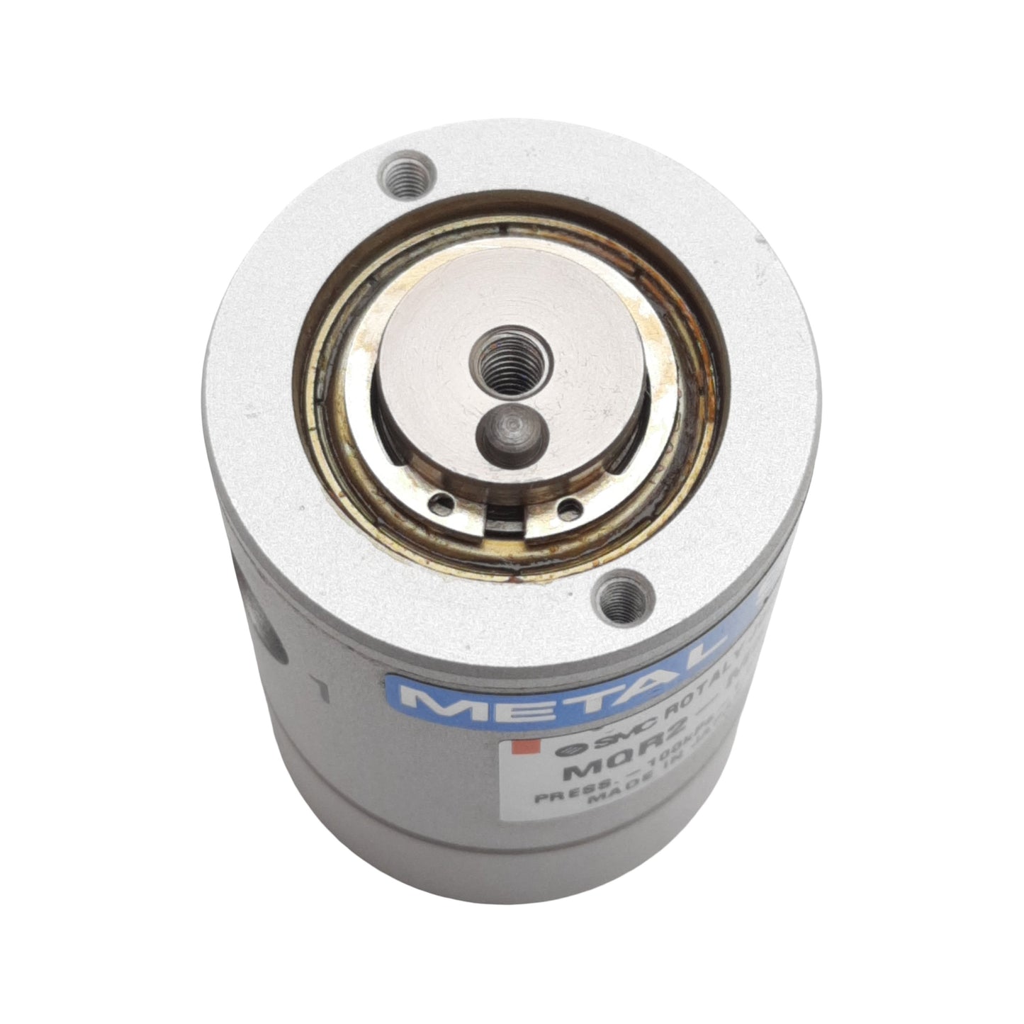 Used SMC MQR2-M5 Rotary Metal Seal Joint, 2-Circuits, M5x0.8, 0.03Nm, -100kPa~1.0MPa