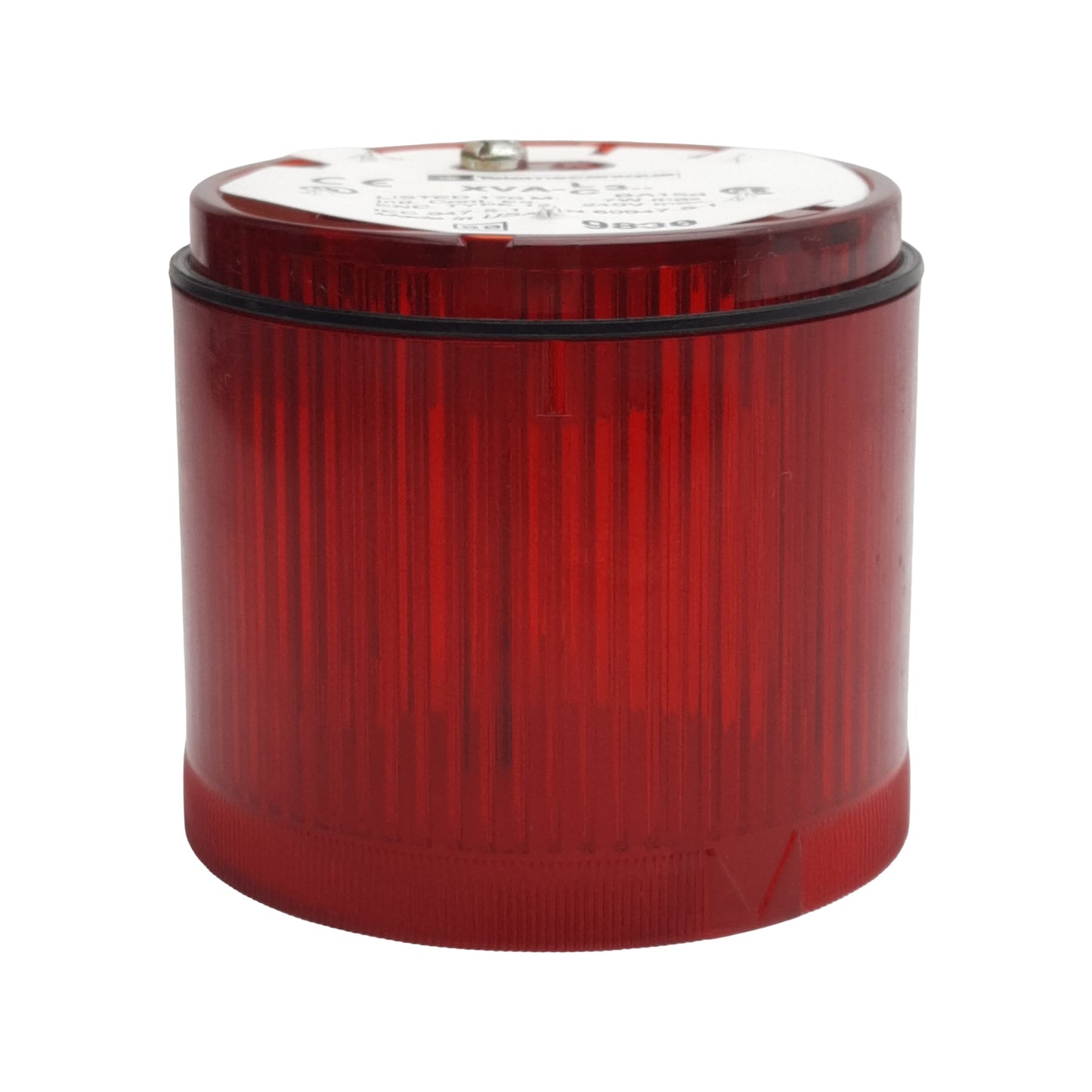 Used Telemecanique XVA-LC3-R Beacon Stack Light, Red, 240VAC 7W Max, ø68mm, *No Bulb*