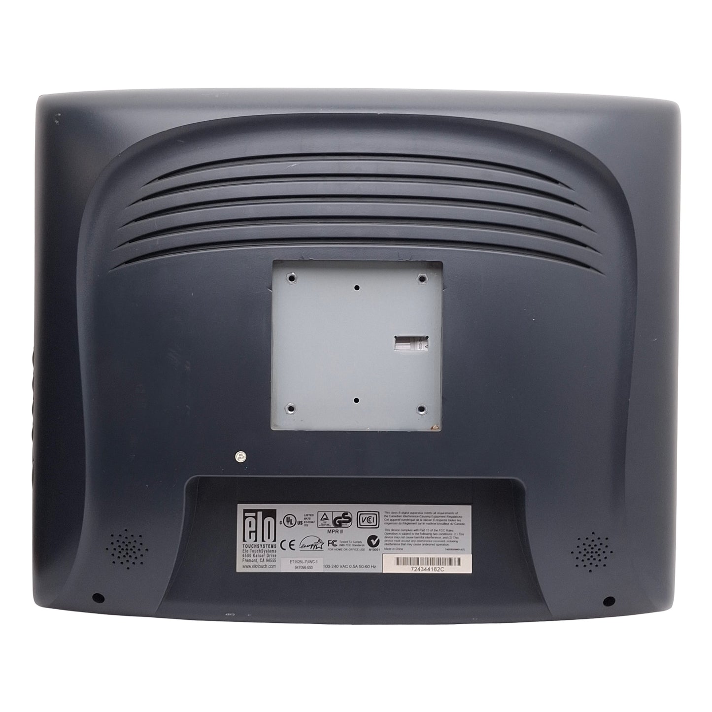 Used Elo ET1525L-7UWC-1 Touchscreen Monitor 15in TFT LCD 1024x768 VESA 75, 100-240VAC