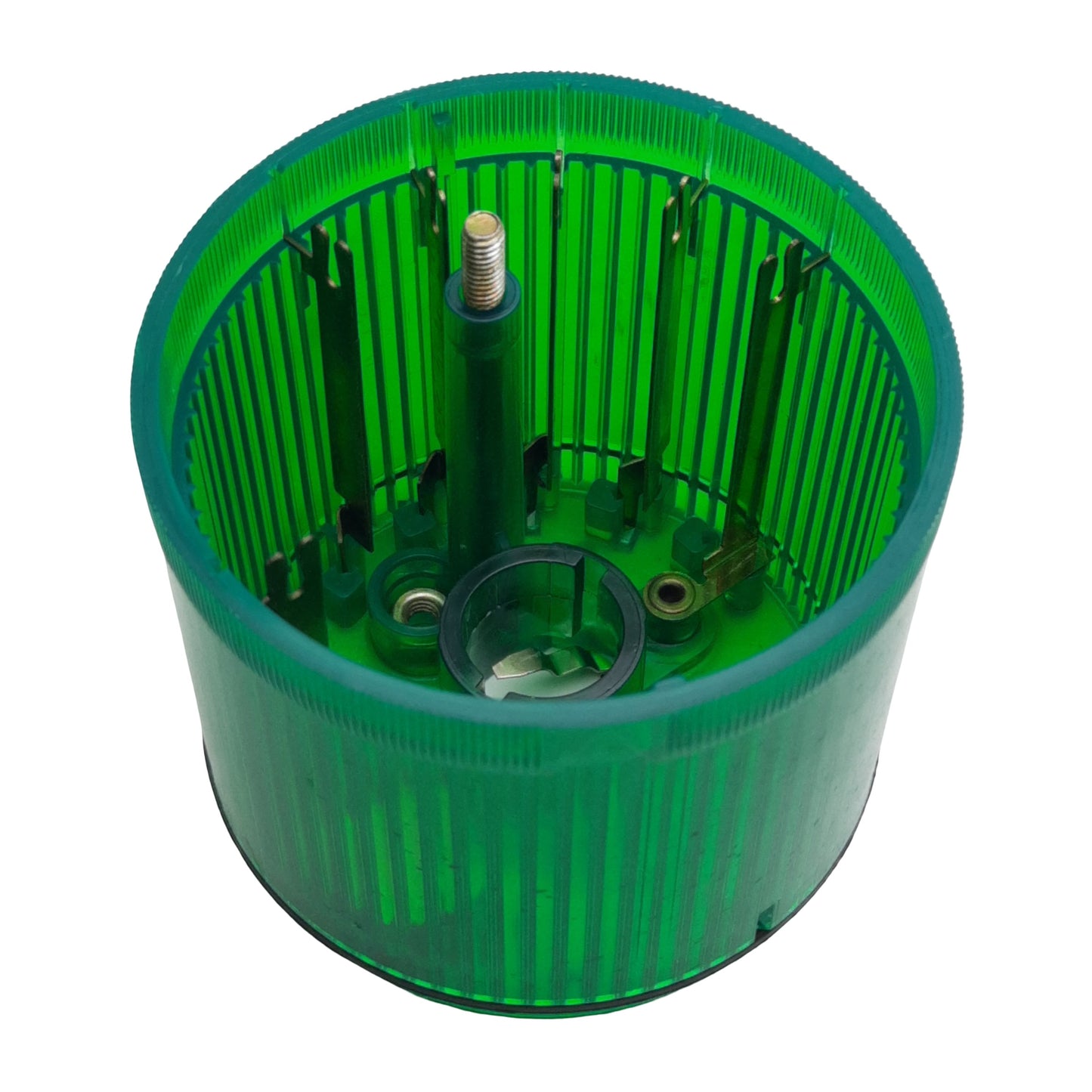 Used Telemecanique XVA-LC3-G Beacon Stack Light Green, 240VAC 7W Max, ø68mm *No Bulb*