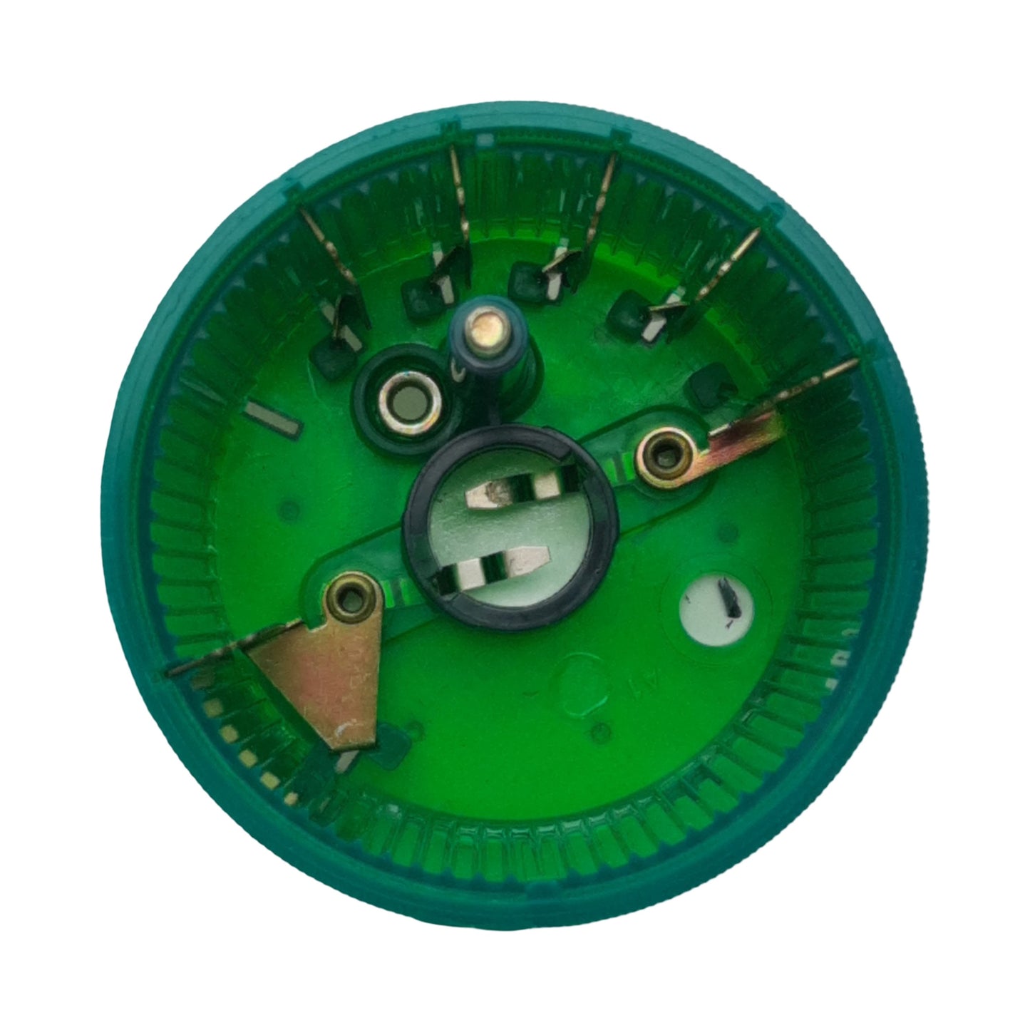 Used Telemecanique XVA-LC3-G Beacon Stack Light Green, 240VAC 7W Max, ø68mm *No Bulb*