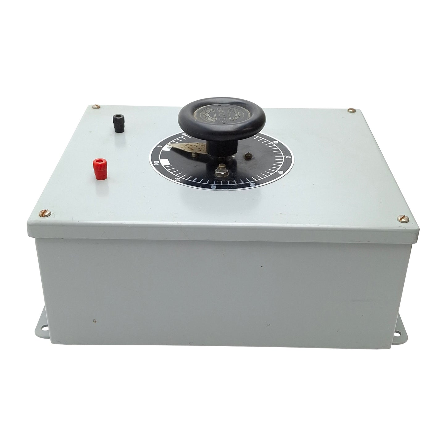 Used Ohmite RRS8R0 Steel Rheostat Enclosure, 8Ω, 500W, 7.9A, 12in x 10in x 5.25in